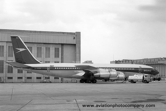 BOAC Boeing 707-336C G-AXGX at Heathrow (1970)