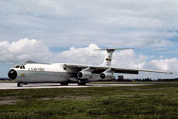 USAF 63 MAW Lockheed C-141B Starlifter 67-0023 (1984)