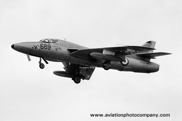 Royal Navy 764 Squadron Hawker Hunter T.8 XL604/LM689 (1970)