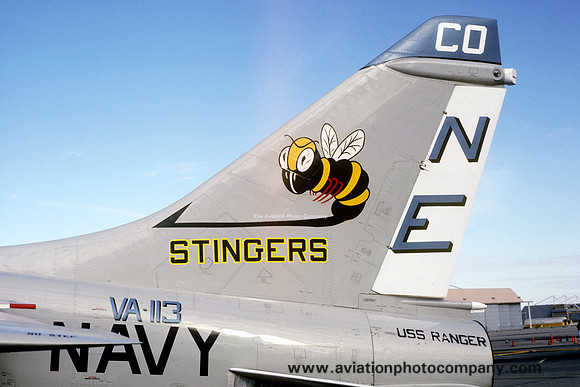 US Navy VA-113 LTV A-7E Corsair (1980)