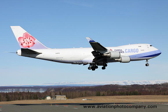 China Airlines Cargo Boeing 747-400F B-18723 at Anchorage (2016)