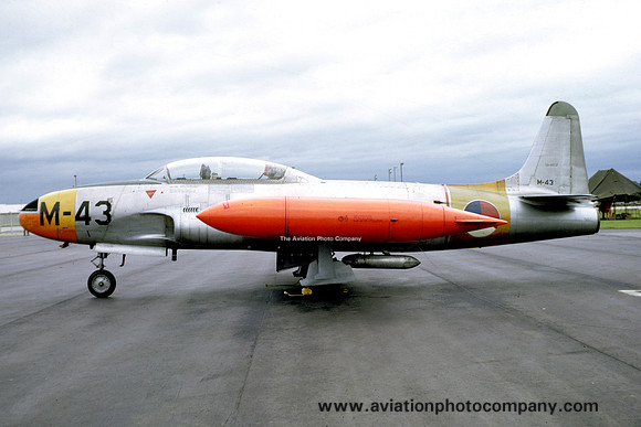 Dutch Air Force Lockheed T-33A Shooting Star M-43 (1971)