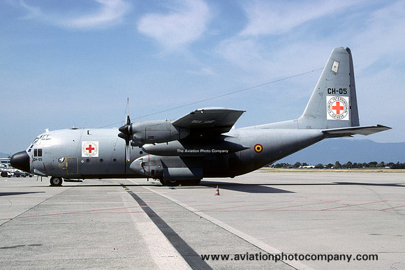 Belgian Air Force 15 Wing Lockheed C-130H Hercules CH-05 with IRC marks (2003)