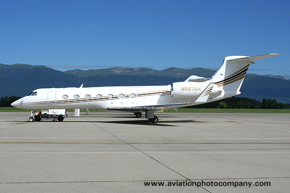 Goxxy Inc Gulfstream G550 N557GA at Geneva (2008)