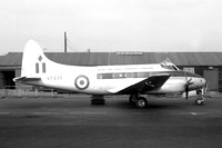 RAF MCS De Havilland Devon C.1 VP955 at Newcastle Woolsington (1960)