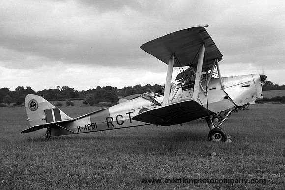 RAF 18 RFS De Havilland Tiger Moth K4291 (1950)