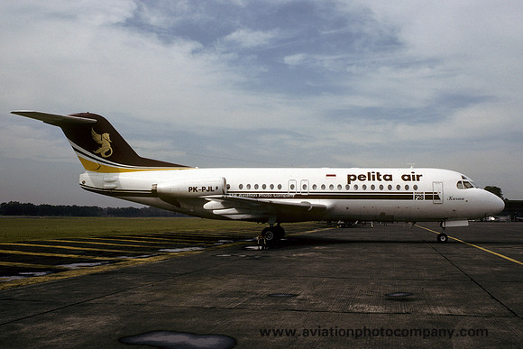 Pelita Air Fokker F-28-4000 PK-PJL (1992)