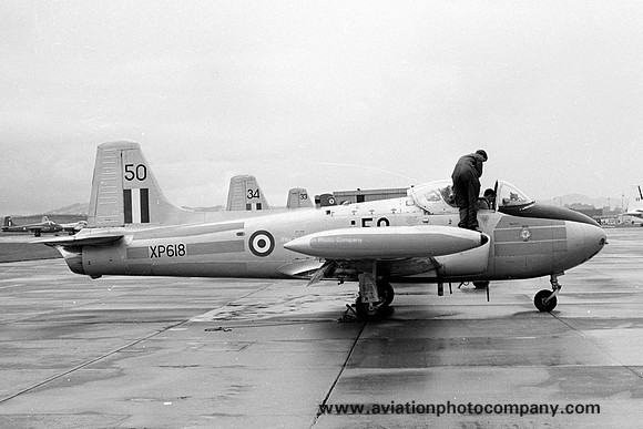 RAF 3 FTS Hunting Jet Provost T.4 XP618/50 (1966)
