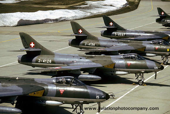 Swiss Air Force Hawker Hunter F.58A J-4126 (1985)