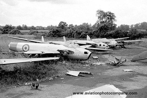RAF De Havilland Mosquito fuselages (1960)