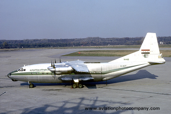 Iraqi Airways Antonov An-12 YI-AEP (1981)