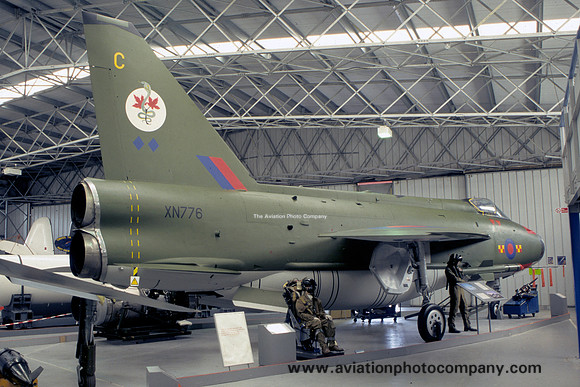RAF English Electric Lightning F.2A XN776 displayed at East Fortune (2000)