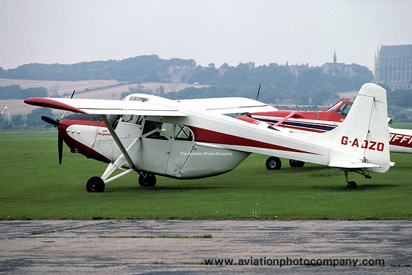 Percival E.P.9 Prospector G-AOZO at Shoreham