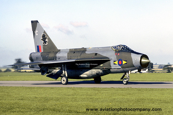 RAF 11 Squadron English Electric Lightning F.6 XR772/C (1978)