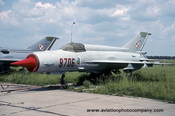 Polish Air Force Mikoyan MiG-21MF 8706 (1993)