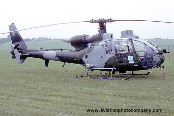 AAC 670 Squadron Westland Gazelle AH.1 ZA737 at Middle Wallop (1994)