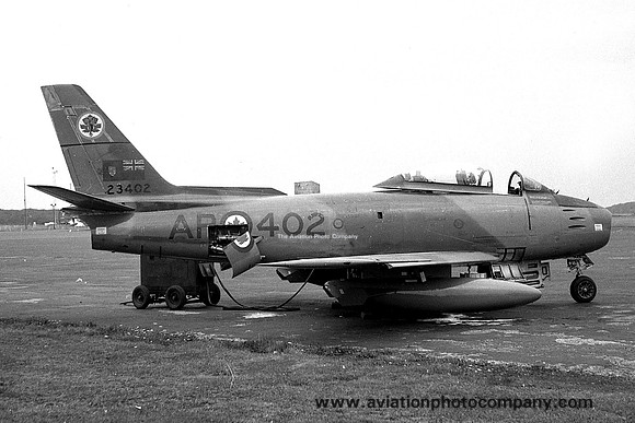 Royal Canadian Air Force 413 Squadron Canadair CL-13B Sabre Mk6 23402/AP (1959)