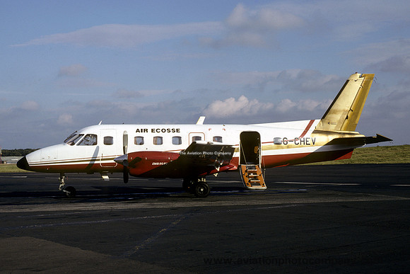 Air Ecosse Embraer Bandeirante G-CHEV (1981)