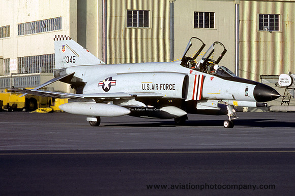 USAF 57 FIS McDonnell F-4E Phantom 66-0345 at Keflavik (1981)