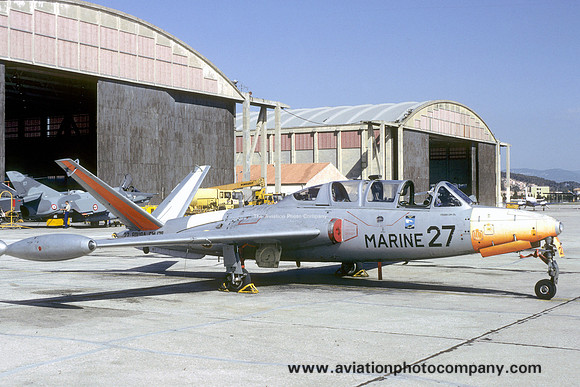 French Navy Fouga CM.175 Zephyr 27 (1988)