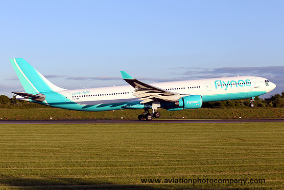 Fly Nas Airbus A330-300 CS-TMT at Manchester (2014)