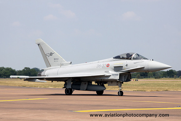 Italian Air Force 36 Stormo Eurofighter EF-2000 MM7314/36-37 at RIAT Fairford (2013)