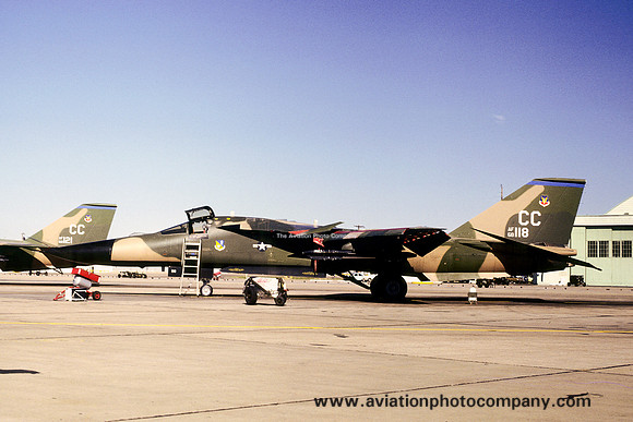 USAF 27 TFW 523 TFS General Dynamics F-111D Aardvark 68-0118/CC (1979)