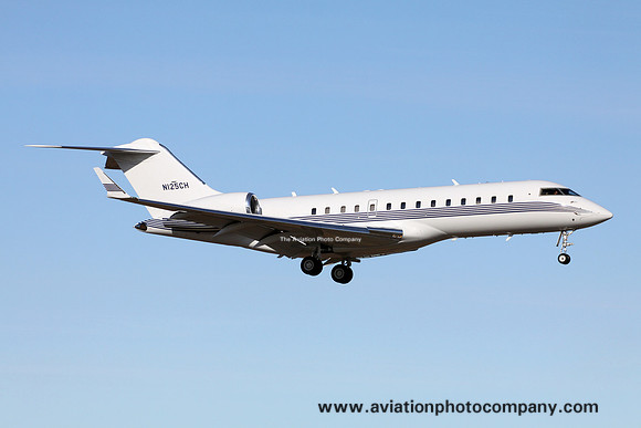 Bombardier BD-700 Global Express N125CH at Anchorage (2016)