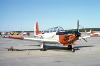 US Navy TAW-5 Beech T-34C Mentor 160948/E at NAS Whiting Field (1984)