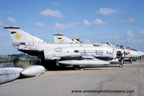 RAF 111 Squadron McDonnell F-4K Phantom FG.1 XV583 stored at RAF Wattisham (1991)