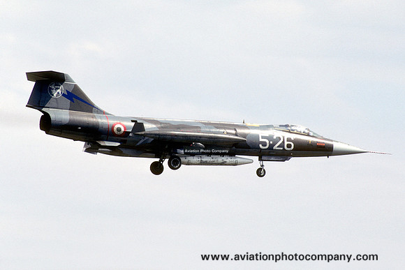 Italian Air Force 5 Stormo Lockheed F-104S Starfighter MM6848/5-26 (1986)