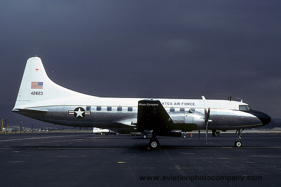 USAF Montana ANG 186 FIS Convair C-131D Samaritan 53-2823 (1977)