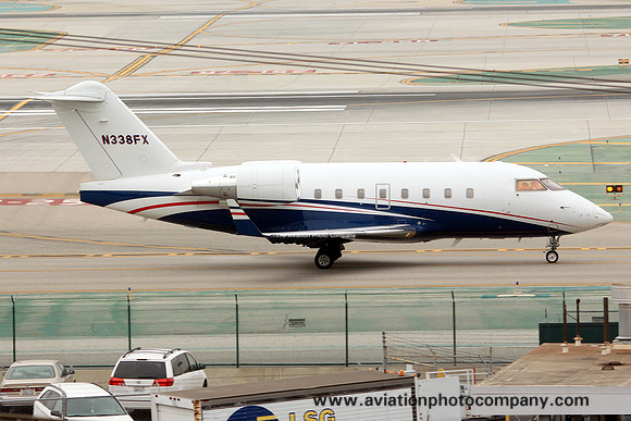 Canadair CL-604 N338FX at Los Angeles IAP (2013)