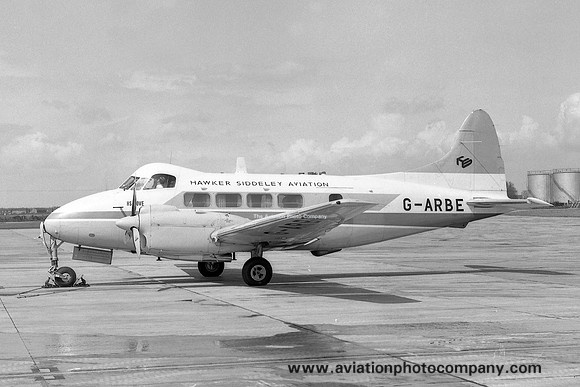 Hawker Siddeley Aviation De Havilland Dove 8 G-ARBE (1969)