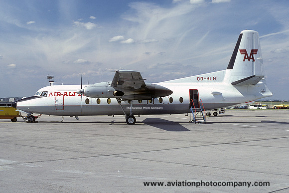 Air Alpes Fokker F-27-600 OO-HLN (1976)