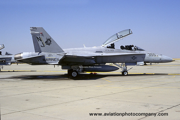 US Marines VFA-125 McDonnell Douglas F/A-18D Hornet 164259/NJ-355 (2000)