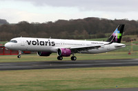 Volaris Airbus A321-271N F-WXAY at Prestwick (2022)