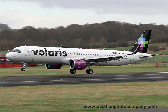 Volaris Airbus A321-271N F-WXAY at Prestwick (2022)