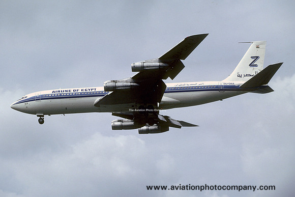 ZAS Airline of Egypt Boeing 707-300C SU-DAA (1983)