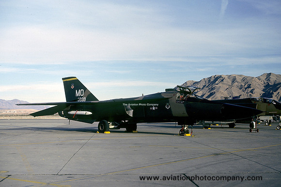 USAF 366 TFW 388 TFS General Dynamics F-111A Aardvark 66-0039/MO at Nellis AFB (1980)