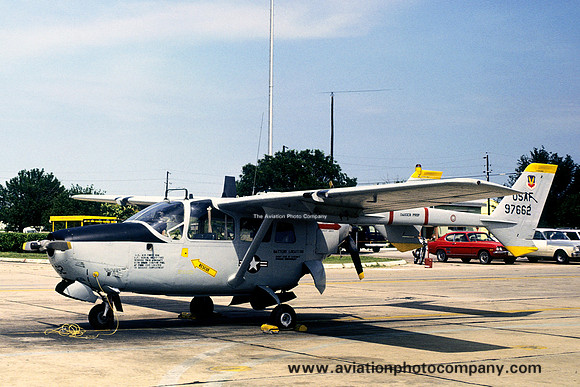 USAF 67 TRW 602 TASS Cessna O-2A Skymaster 69-7662 (1979)