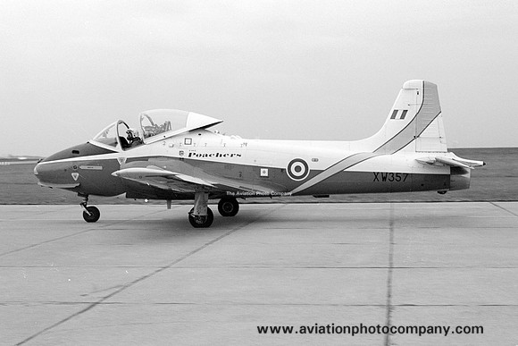 RAF College 'Poachers' Hunting Jet Provost T.5 XW357 (1975)