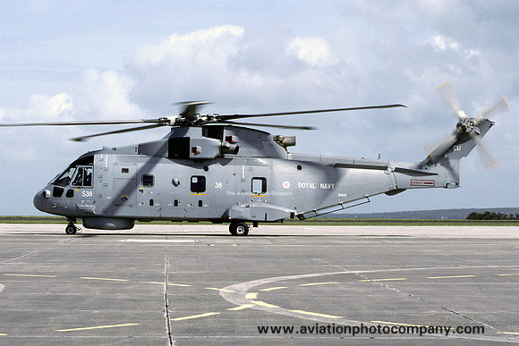 Royal Navy 824 Squadron Westland Merlin HM.1 ZH828/CU538 (2000)