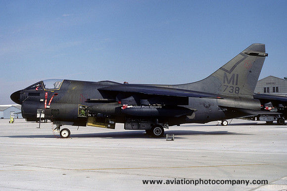 USAF Michigan ANG 107 TFS LTV A-7D Corsair 74-1738/MI (1984)