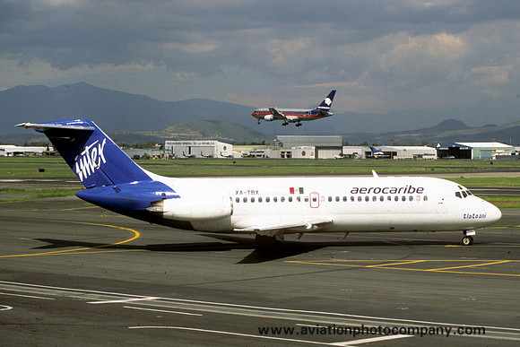 Aerocaribe Inter Douglas DC-9-14 XA-TBX at Mexico City IAP (1998)