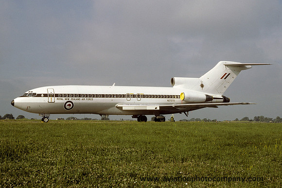 RNZAF 40 Squadron Boeing 727-22C NZ7272 at IAT Fairford (1987)