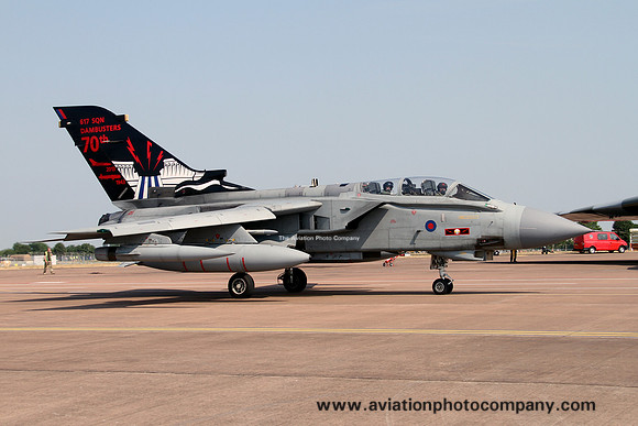 RAF 617 Squadron Panavia Tornado GR.4 ZA412 at RIAT Fairford (2013)