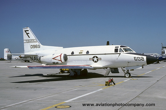 US Navy Pensacola North American T-39D Sabreliner 150969/F-602 (1985)