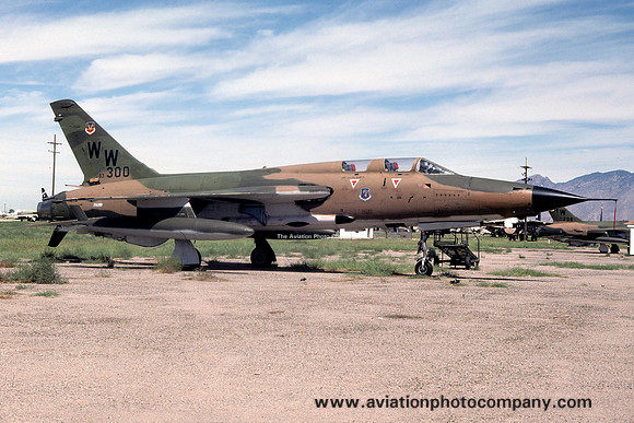 USAF 35 TFW Republic F-105G Thunderchief 63-8300/WW at MASDC Davis Monthan (1980)