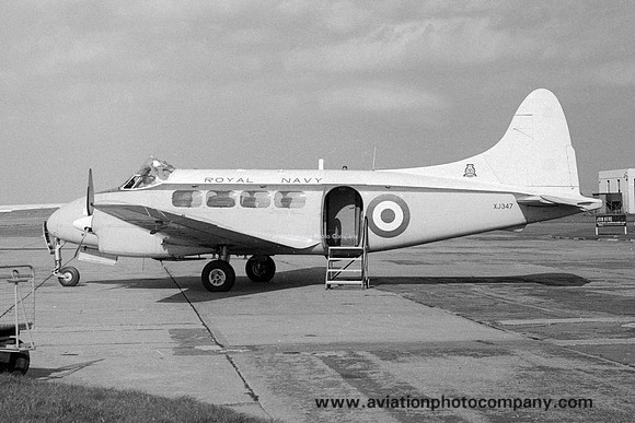 Royal Navy 781 Squadron De Havilland Sea Devon C.20 XJ347 (1970)